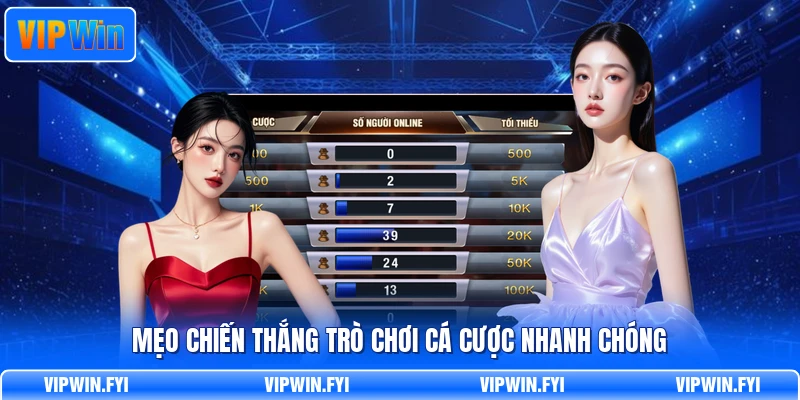 Mẹo chiến thắng trò chơi cá cược nhanh chóng